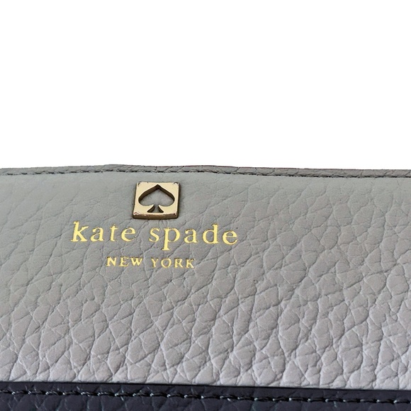 Kate Spade Wristlet Wallet Mandy Southport Pebble Leather Perri Lane Bubbles - Picture 5 of 11